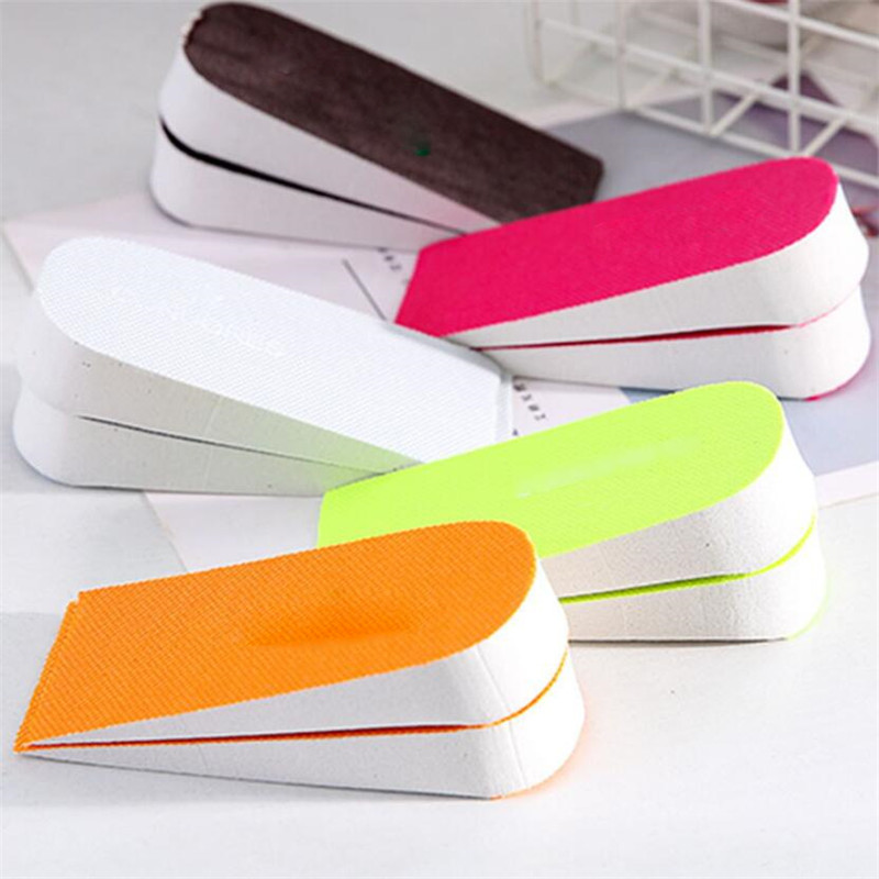 EVA Invisible Height Increased Insoles Heel Pads Orthopedic Insoles Soft Anti-slip Foot Insoles