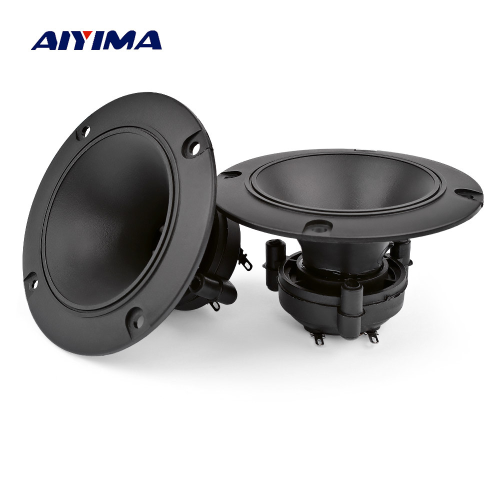 Aiyima 2Pcs Piezoelectric Tweeters 98Mm Audio Speaker Ceramic Piezo 150W Treble Loudspeakers Diy