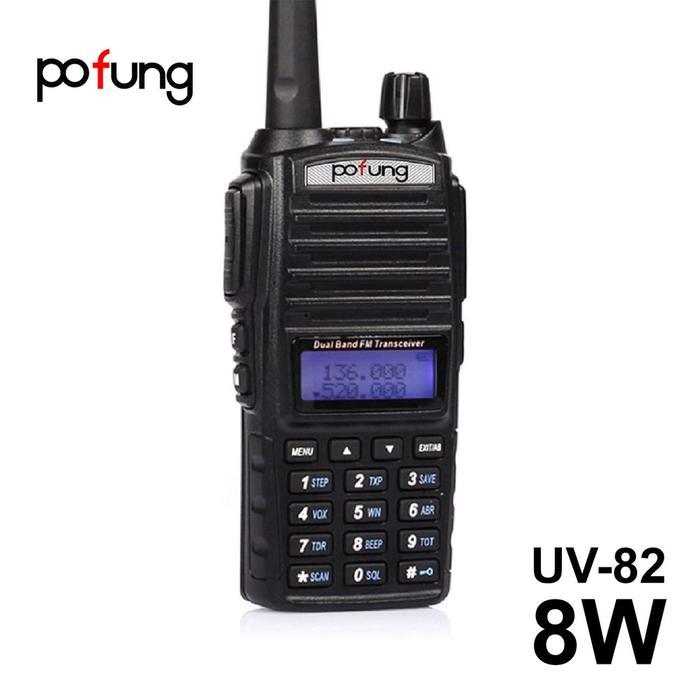 HT Handy Talky UV-82 Jarak Jauh Dualband / Walkie Talkie UV82 Original