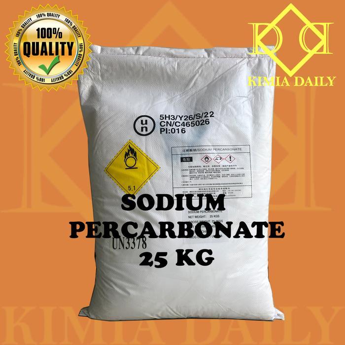 Sodium Percarbonate H2O2 Powder Oxy Powder Penghilang Noda 25 Kg Terbaru 