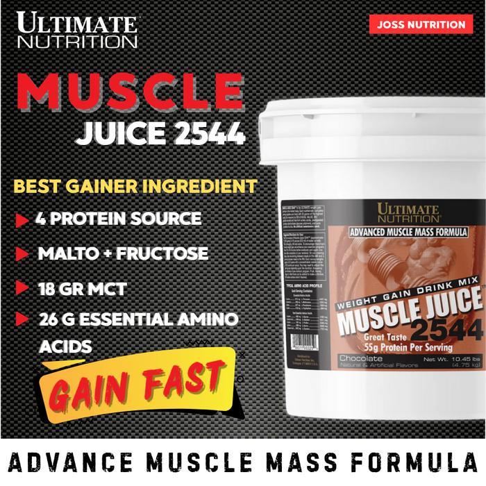 Ultimate Nutrition Muscle Juice 2544 Best Weight Gainer Ingredients Import Usa - Suplemen Fitnes /