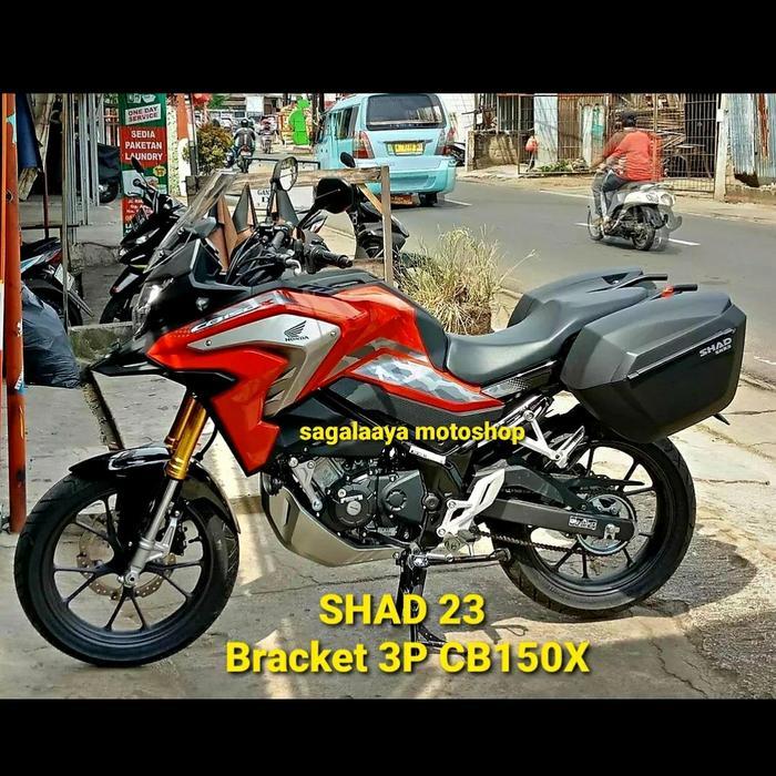 BERKUALITAS paket sidebox SHAD 23 SH23 bracket side box 3p Honda CB150X CB150 X