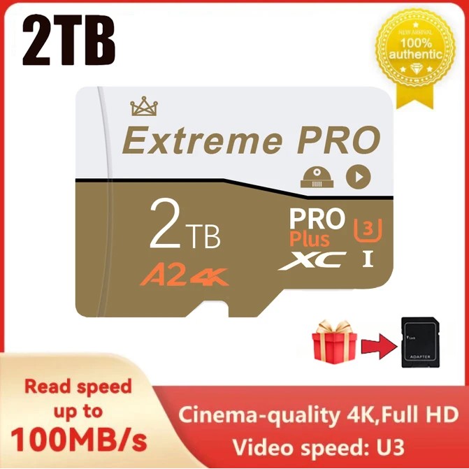 2024 NEW Class10 High Speed 2TB Micro TF SD Card 1TB SD Cards High