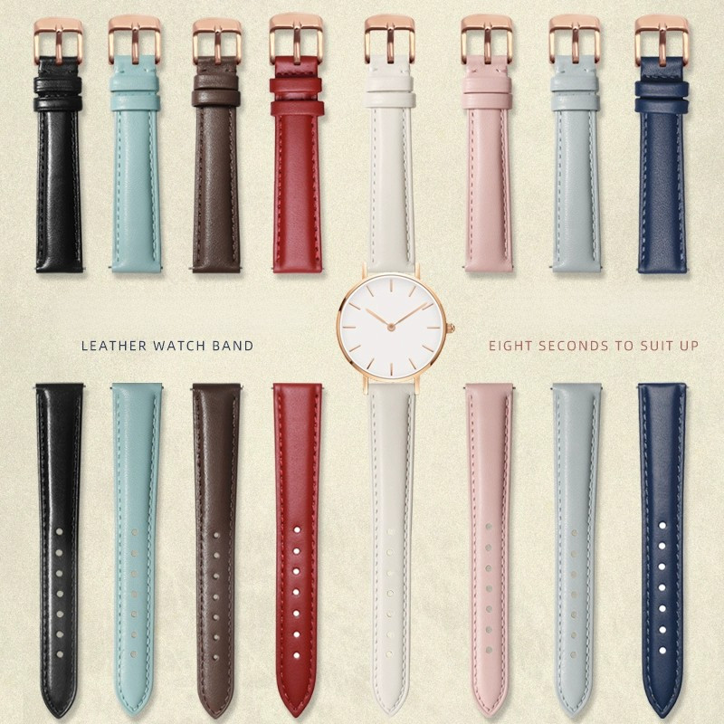 Quick release Fashion watch band For Casio Citizen Fossil DW Strap 12mm 14mm 16mm 18 Ladies Blue