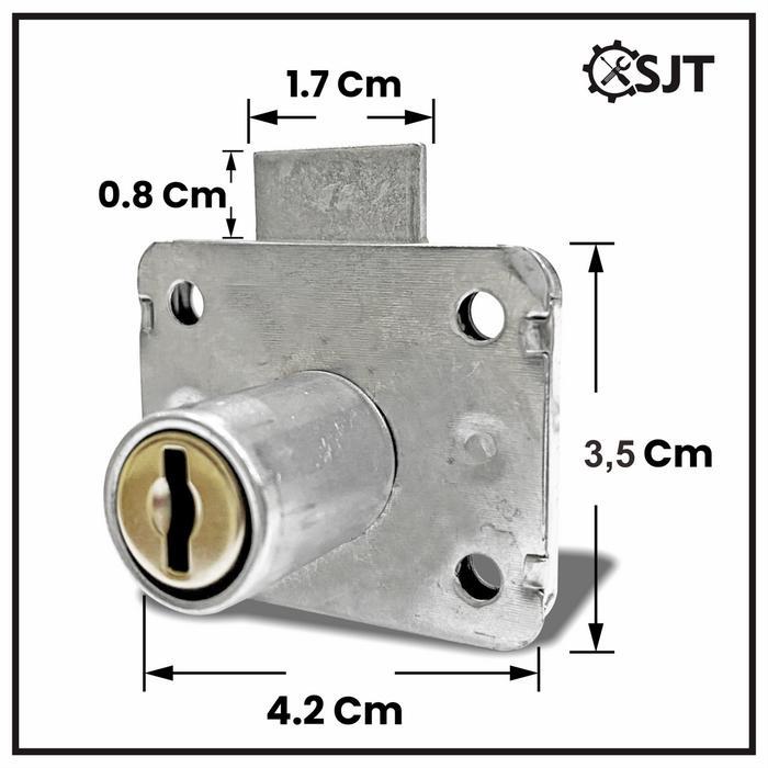 NEW SJT - Kunci Loker Laci Lemari Olympic Type 101 Drawer Lock Diameter 15 mm HPP