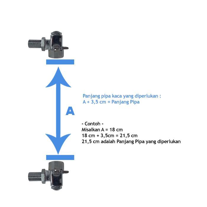 Pipa Kaca Tabung Boiler / Pipa Kaca Tubing Od 13Mm Tebal 2,4Mm