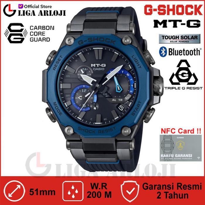 Casio G-SHOCK MTG-B2000B-1A2DR Jam Tangan Pria Analog MTGB2000 GSHOCK MTG-B2000B-1A2 MTG B2000B