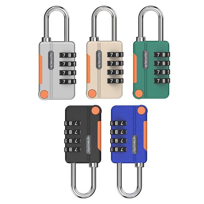 Krisbow Innovation - Kunci Gembok Tas Koper/Pagar Rumah Alumunium 4 Digit Angka Gembok Mini