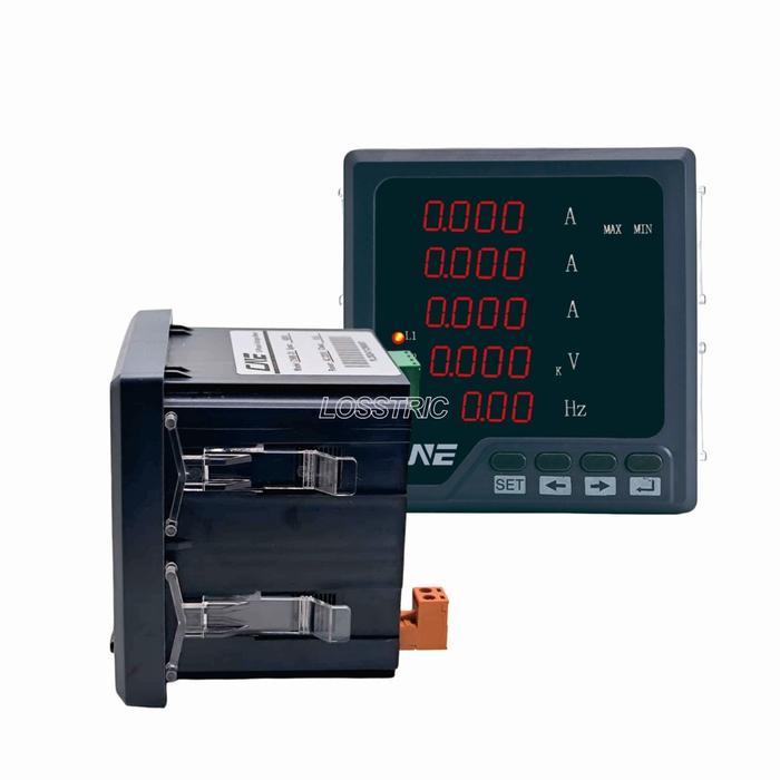 Volt / Ampere / HZ Multi Meter Digital 96x96mm 3 Phase Multi Meter / 3-Pahase Current / Voltage /