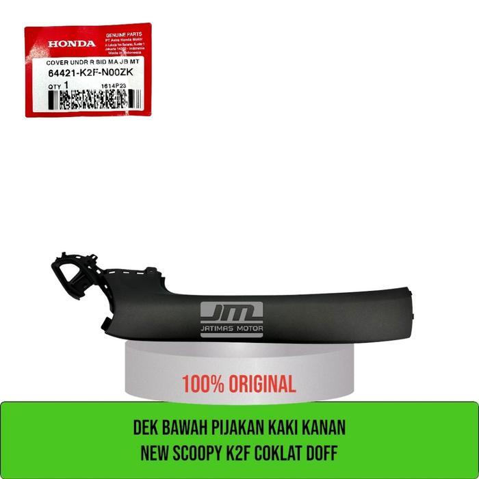 Cover Dek Bawah Pijakan Kaki Scoopy K2F Coklat Doff 64421-K2F-N00Zk
