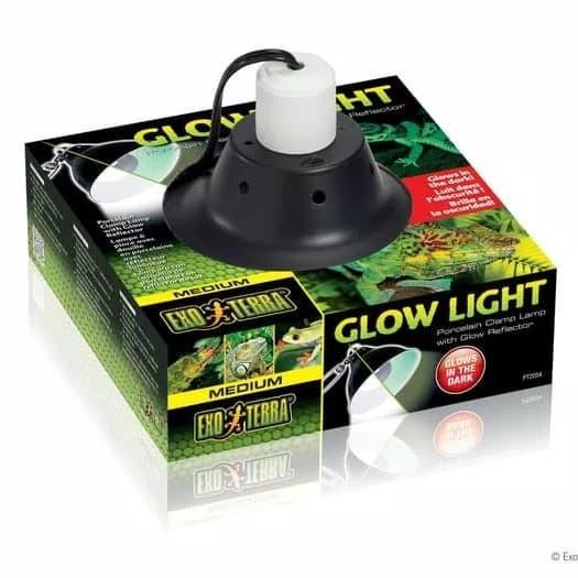 Bp Glow Light Porcelain Clamp Medium 8.5" Exoterra