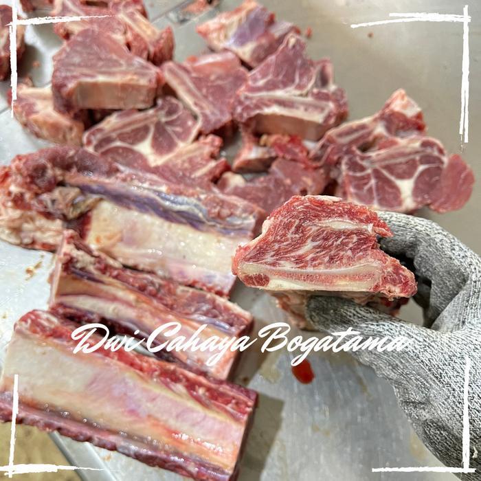 TERLARIS Daging Iga segar super sapi lokal 1kg Frozen