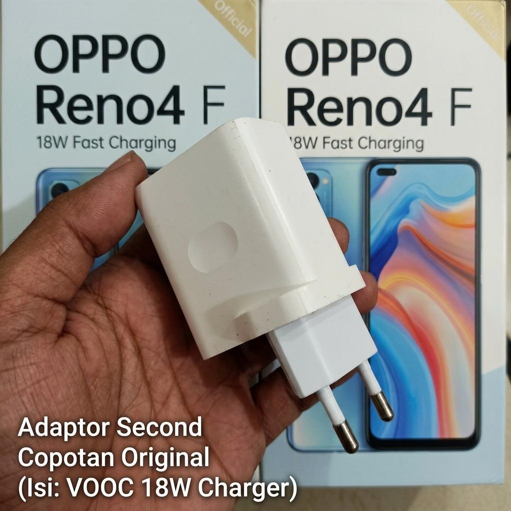 Adaptor Charger OPPO OP92KAEH Bekas Original Fast Charging 18W 9V 2A Cocok OPPO Reno4 F