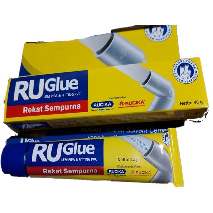 Lem Pipa Pvc Ruglue Powered By Rucika Lem Pipa Lem Sambungan Pipa Pvc Terlaris
