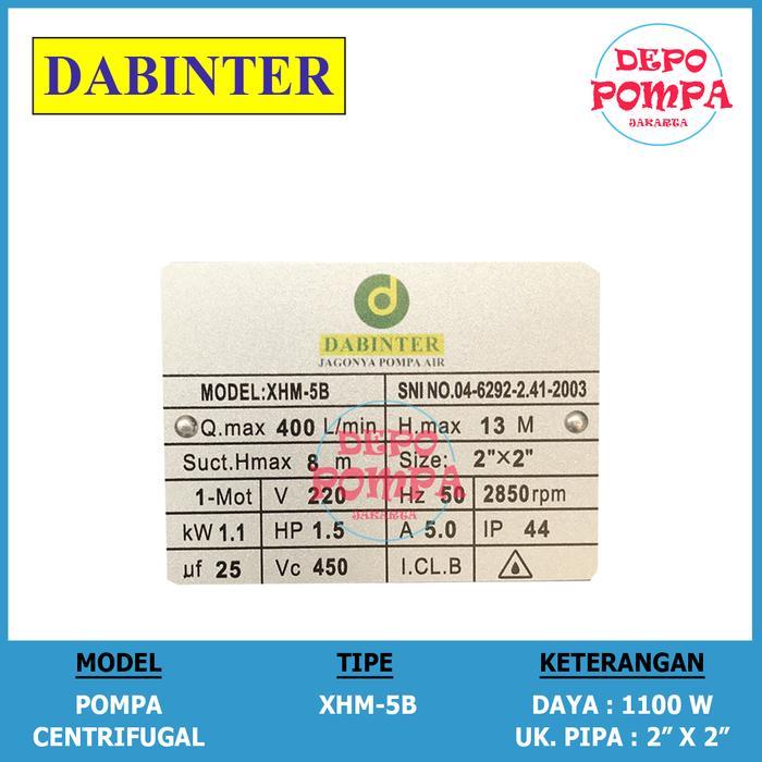 READY Pompa Air CENTRIFUGAL DABINTER 402 / Pompa Air IRIGASI