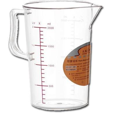 SANNENG SN4710 - PLASTIC MEASURING CUP / GELAS UKUR 3L / 3000CC