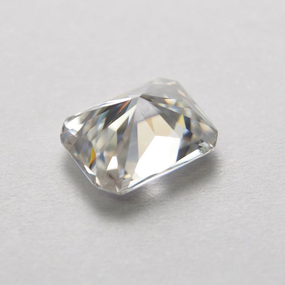 DJMAX 0.2-20ct Rare Radiant Cut Moissanite Loose Stone Real D Color Lab Grown Super White Certified