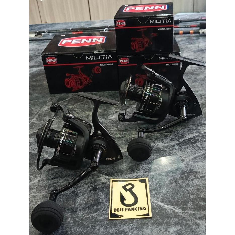 Reel Penn Militia (4000 5000 6000 8000) 2026 Full Metal Body Ht-100 Drag System