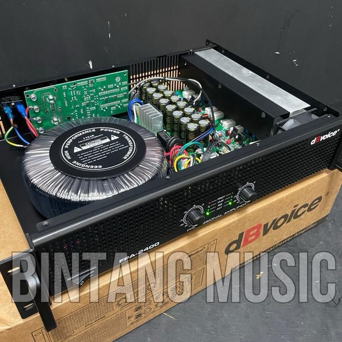 ￼power dbvoice fpa 2400 original 2 channel class h db voice fpa2400