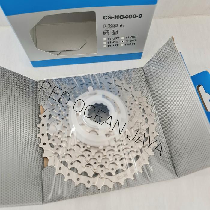Shiimano - Sprocket Alivio Hg400 9 Speed Cs Alivio 11-36T Hg 400 9Speed