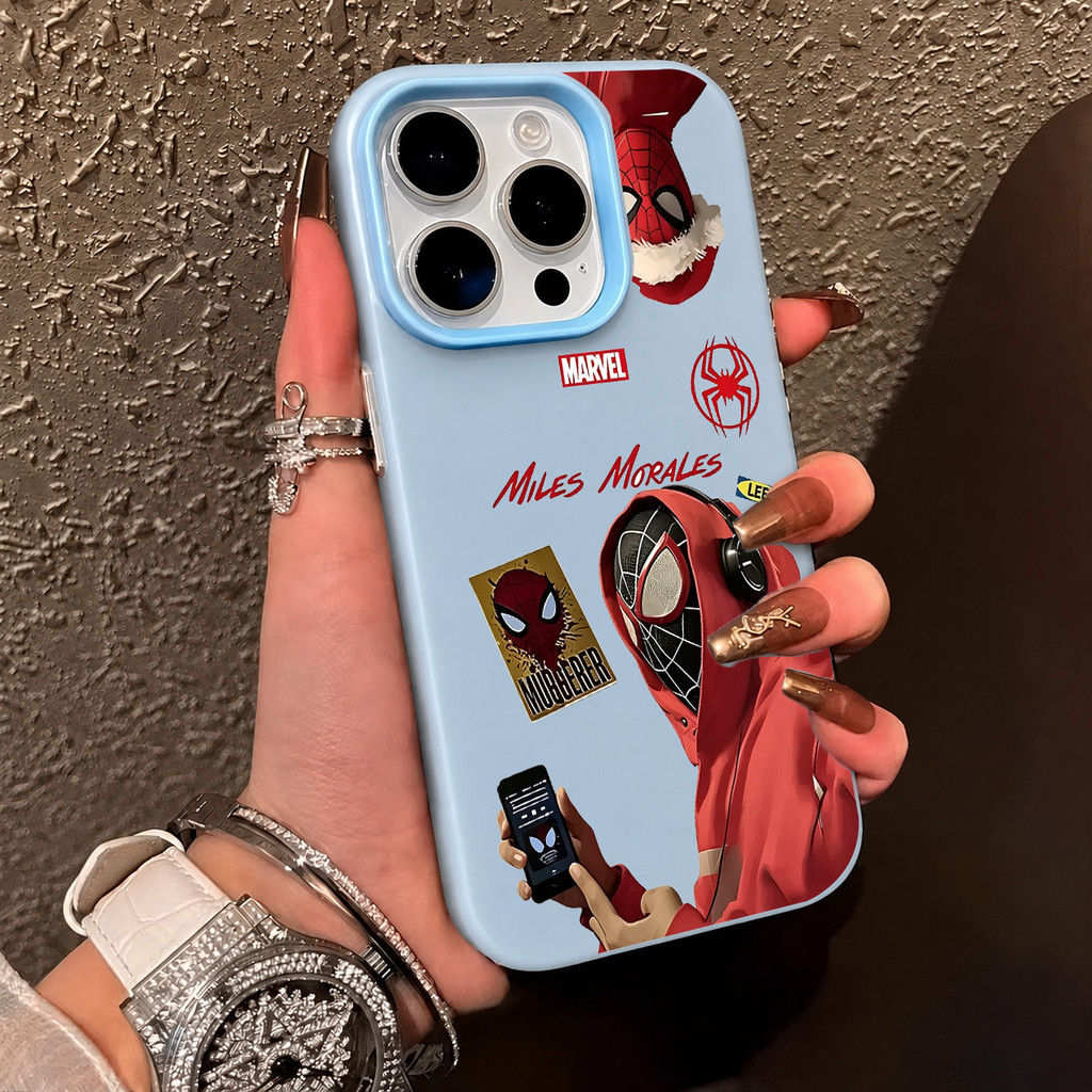 2 In 1 Spiderman Case Hp Redmi 17 A7 Pro 15C 15 Note 14 13 14C 13C 13X Case