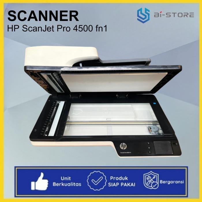Scanner Folio Flatbed HP ScanJet Pro 4500 Fn1 Ada Wifi n Port LAN