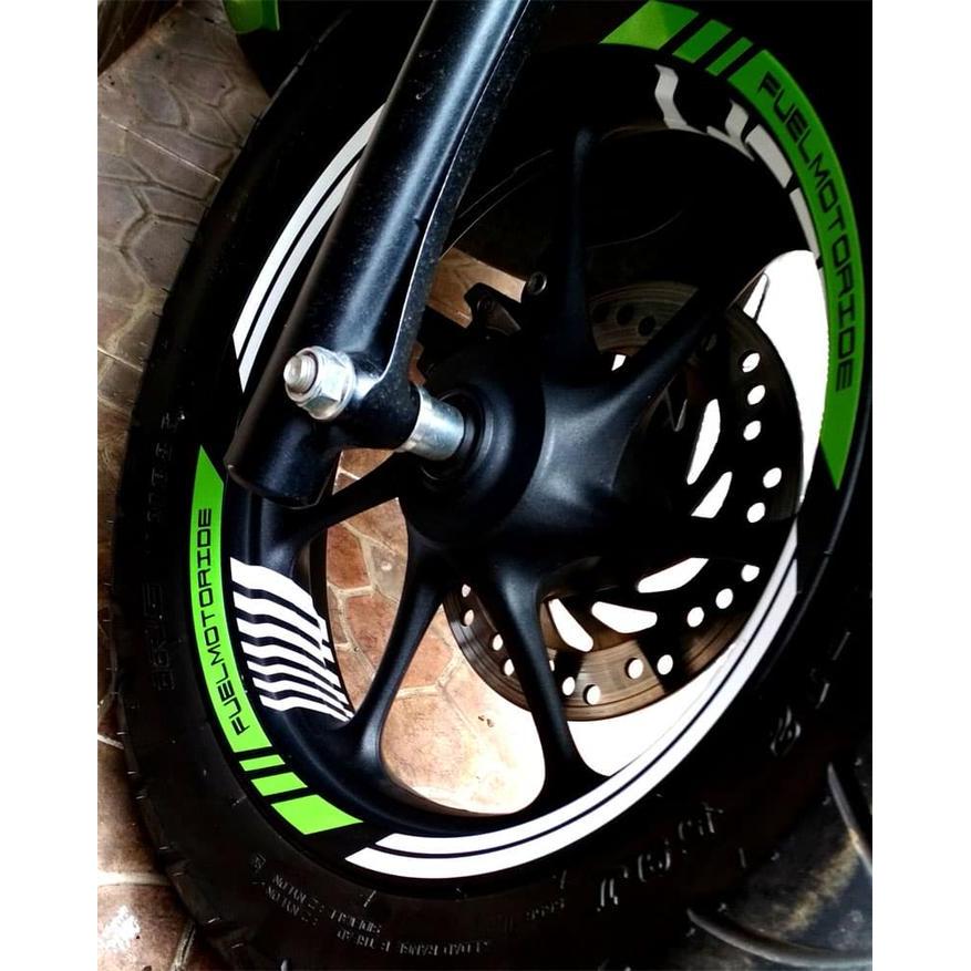 READYY Set Sticker Velg Honda New Scoopy 12inch Rim Stripes Racing