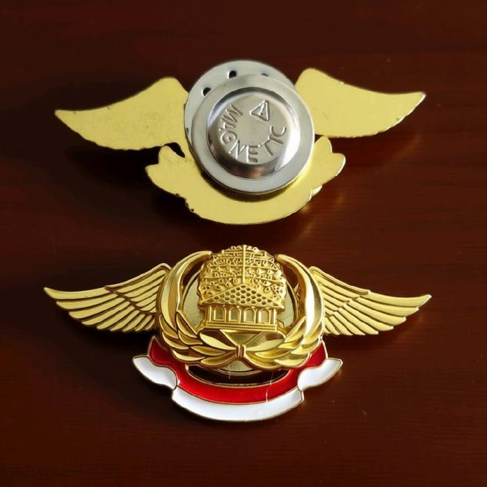 Terlaris [ Terbaru ] PIN KORPRI ASN MODEL WING KUNINGAN EMAS / LENCANA KORPRI ASN SALE