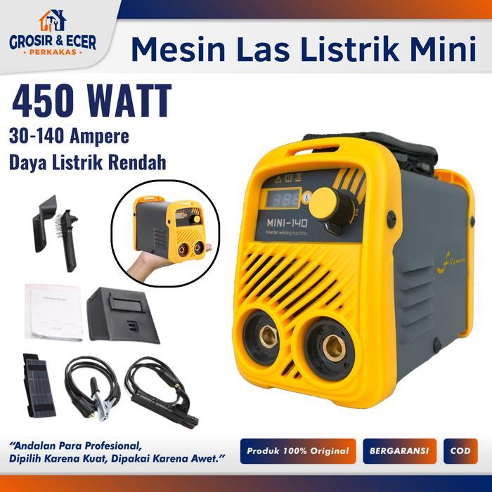 LONGLIFE Mesin Las Mini 450 watt Hemat Listrik - Mesin Las Listrik Mini IGBT 140 Inverter Welding