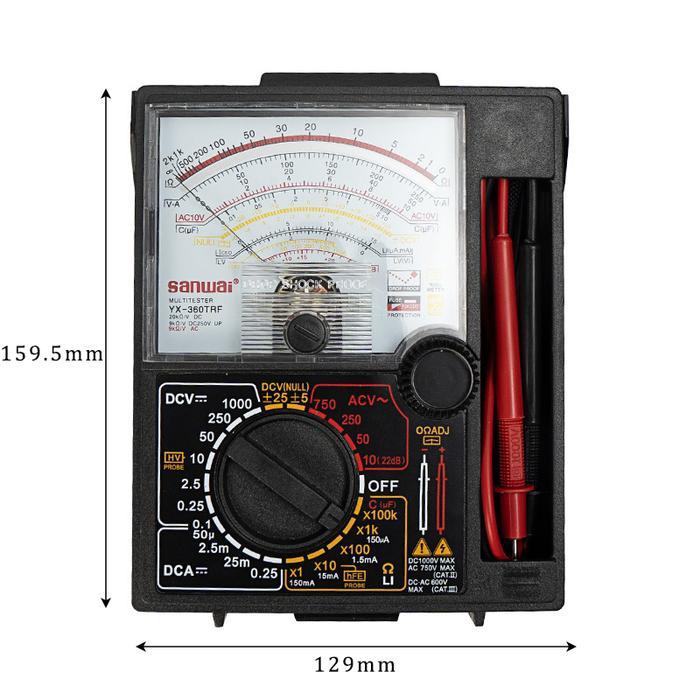 Yx360Trf Analog Multimeter Avometer Analog Linear Multimeter Tester