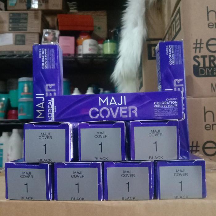 Loreal Cat Rambut Majirel No 1 Black 50Ml