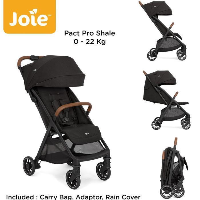 Stroller  Joie Pact Pro JOIE Meet Pact Lite Gray Flannel Joie Pact Ember Kereta Dorong Bayi Cabin - 