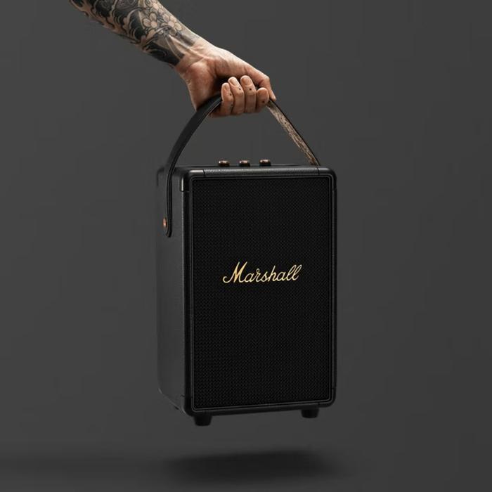 MARSHALL TUFTON Speaker Portable Besar | Speaker Bluetooth Nirkabel Kualitas Audio Original - Hitam