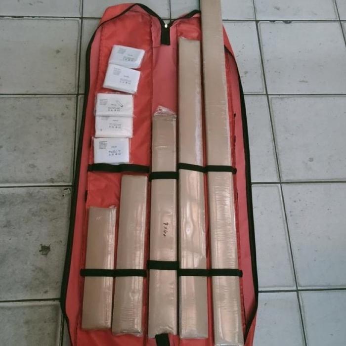 spalk set bidai kayu + 5 kain mitela