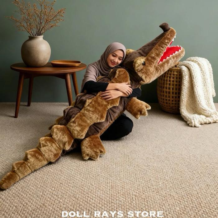 Boneka Buaya Crocodile Jumbo 110Cm