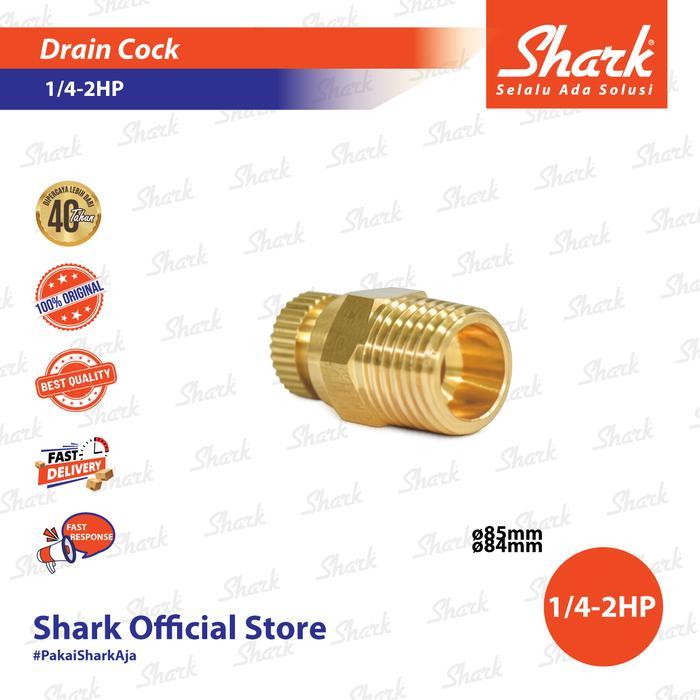 Sale Drain Cock Kompresor Shark 1/4 - 2Hp