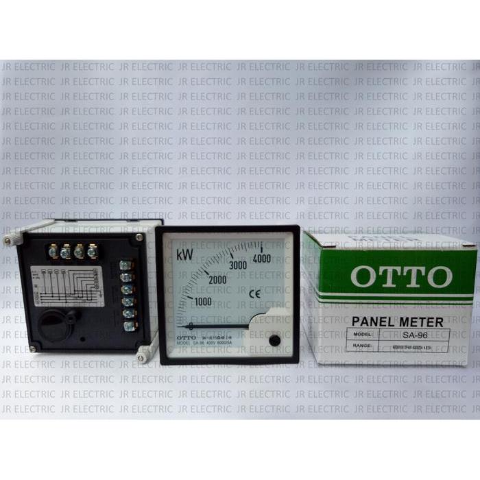 OTTO Panel Meter / KW Meter Kilowatt Kilo Watt K.W Meter SA-96 3P 4W