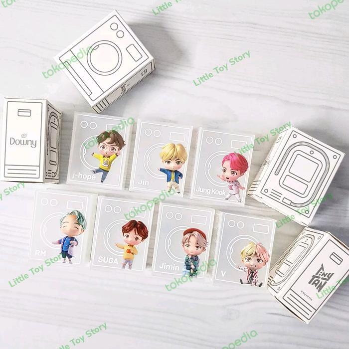BTS TINY TAN X DOWNY MEASURING CUP OT7 COLLECTIBLE STUFF COMPLETE SET