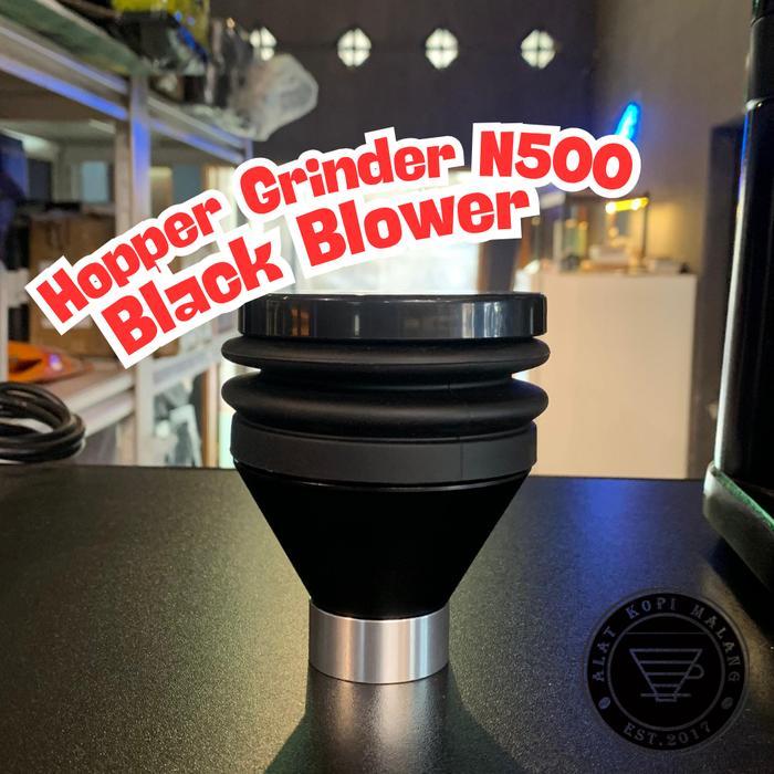 Hopper Grinder N500 / N600 Black stainless Blower