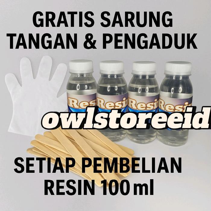 Resin Bening + Katalis - Resin Polyester Kerajinan