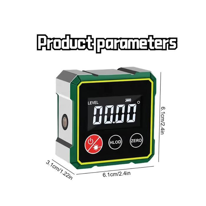 [1pc] inclinometer digital laser Mini dan portabel, magnet kuat bawaan Inklinometer layar digital