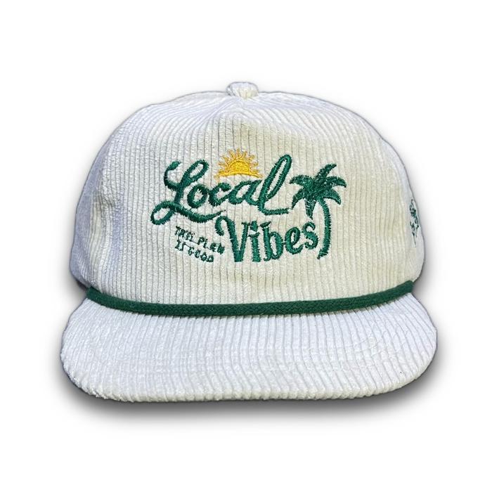 Topi Rope Hat Corduroy Cream Six Fanel Thisplan