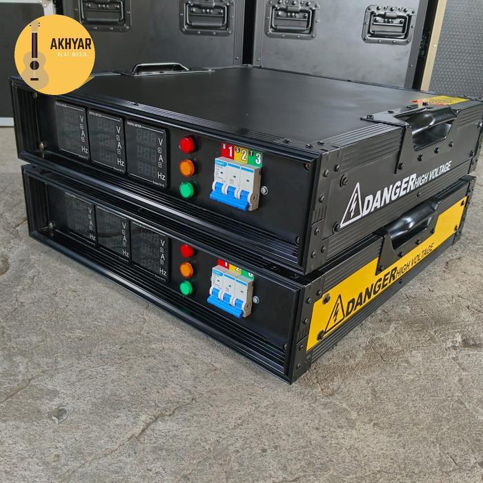 Panel Genset Panel Jenset V2U Digital Meter Panel Pembagi Arus Listrik 1 phase