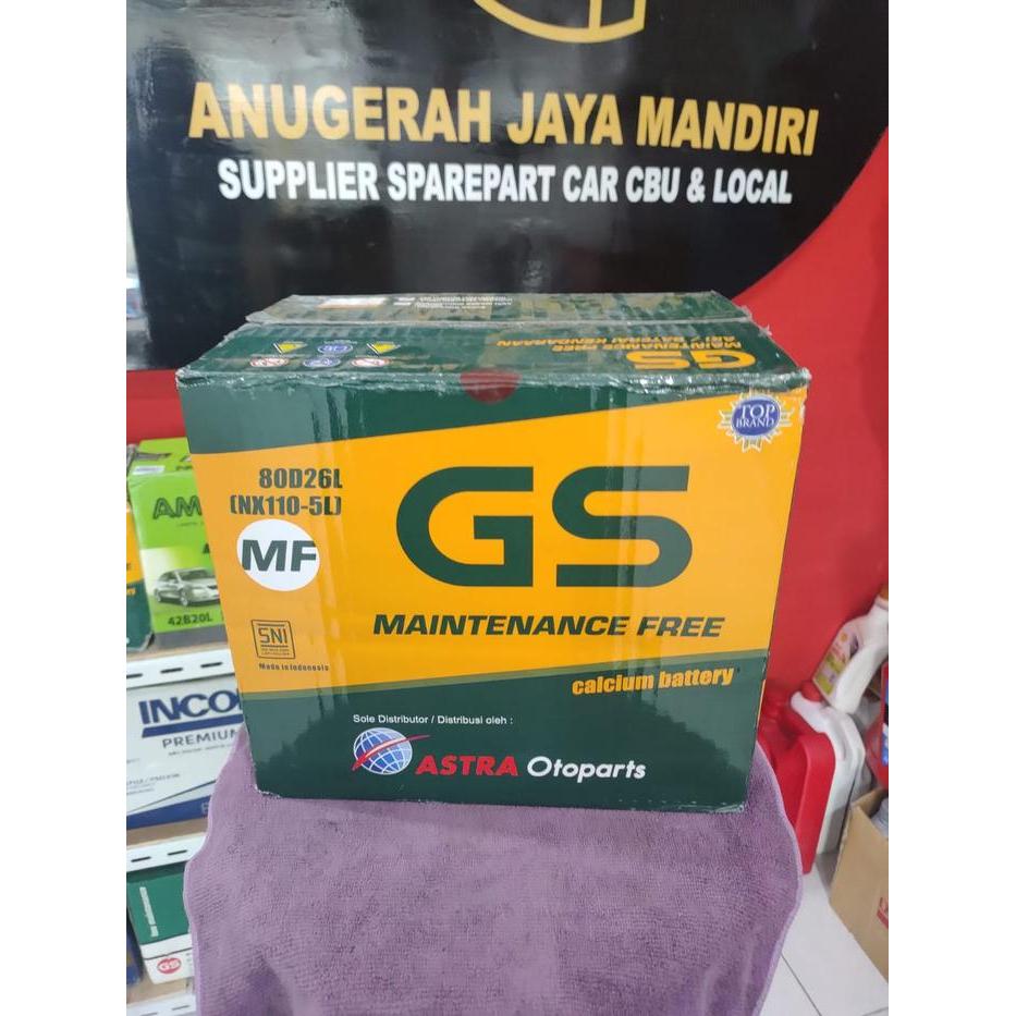AKI ACCU BATTERY MOBIL 80D26L GS ASTRA MF ORIGINAL