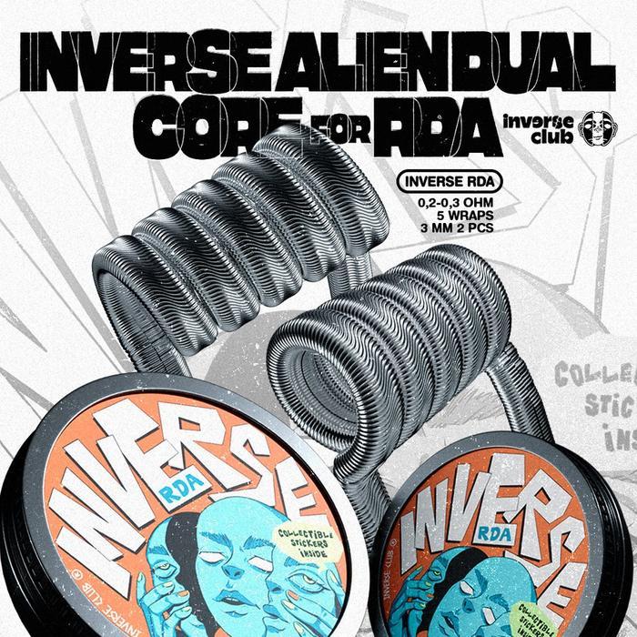 UA COIL INVERSE RDAS ALIEN DUAL CORE 0.2 - 0.3 OHM