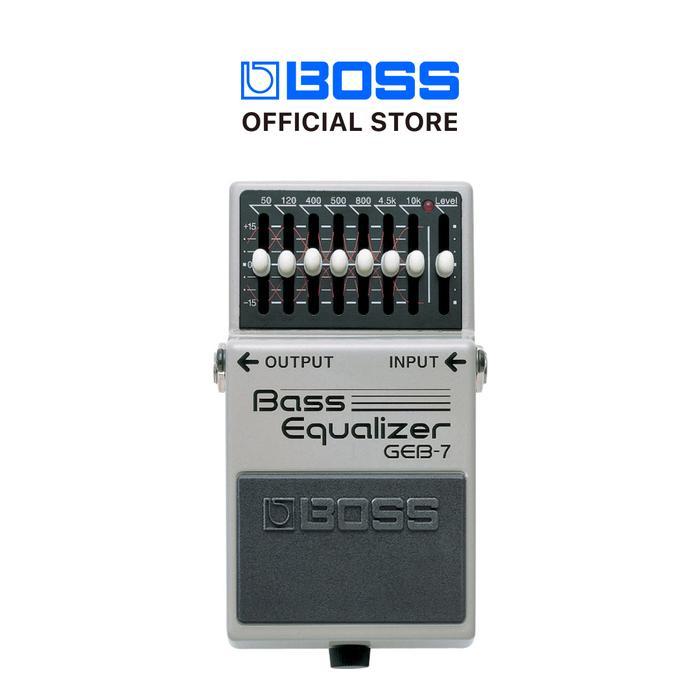 Boss Geb-7 Bass Equalizer Pedal Efek Stompbox 7 Band Adjustable Equalizer Bass Dengan Kontrol Level