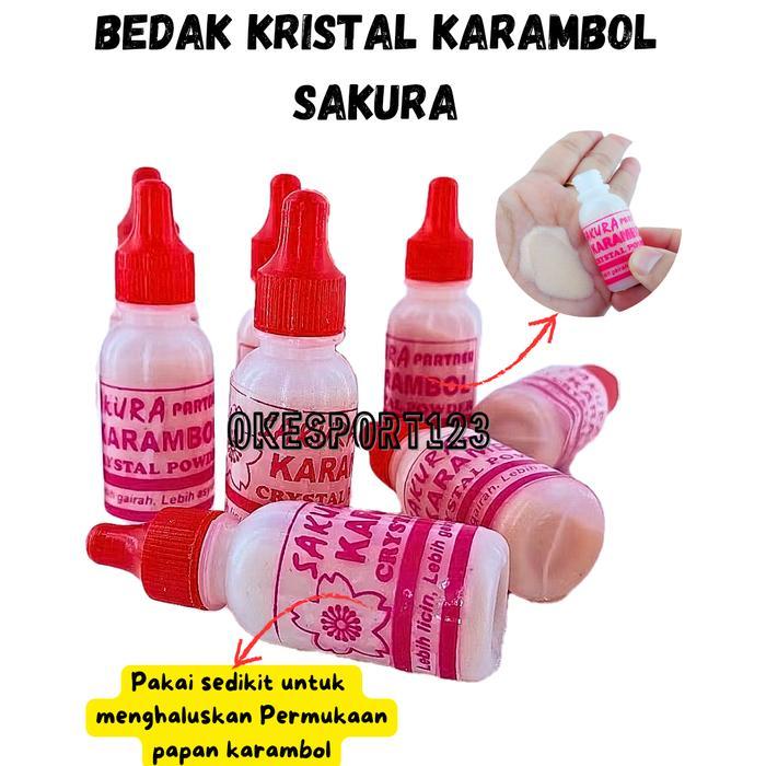 new BEDAK KARAMBOL SAKURA KRISTAL [ HARGA KHUSUS 3 PCS ] / Bubuk Karambol Crystal Powder Untuk