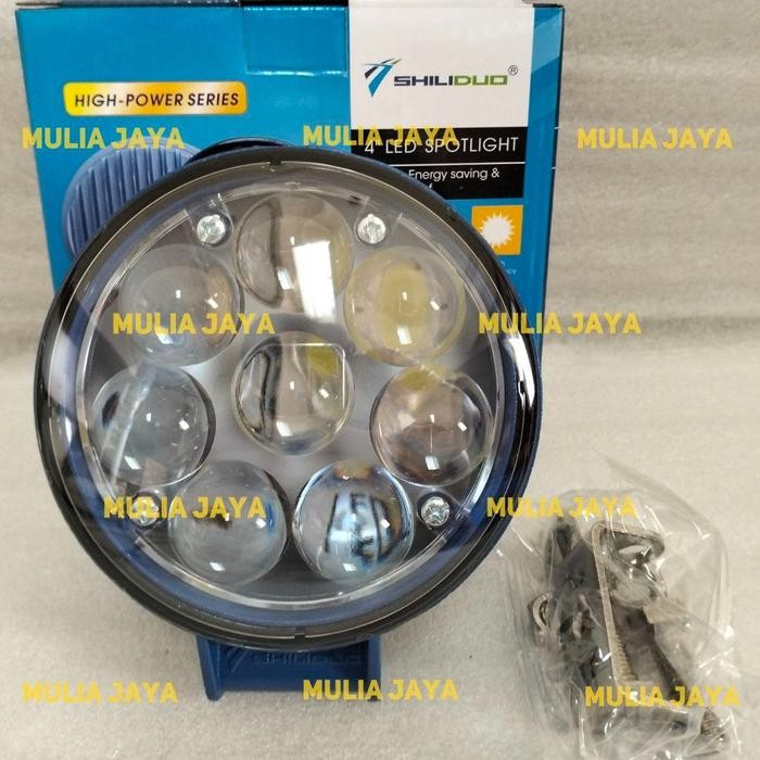 Lampu Sorot Tembak Sorot LED/Work Lamp SHILIDUO Bulat 4" Bisa pakai dari 12 Volt -36 Volt