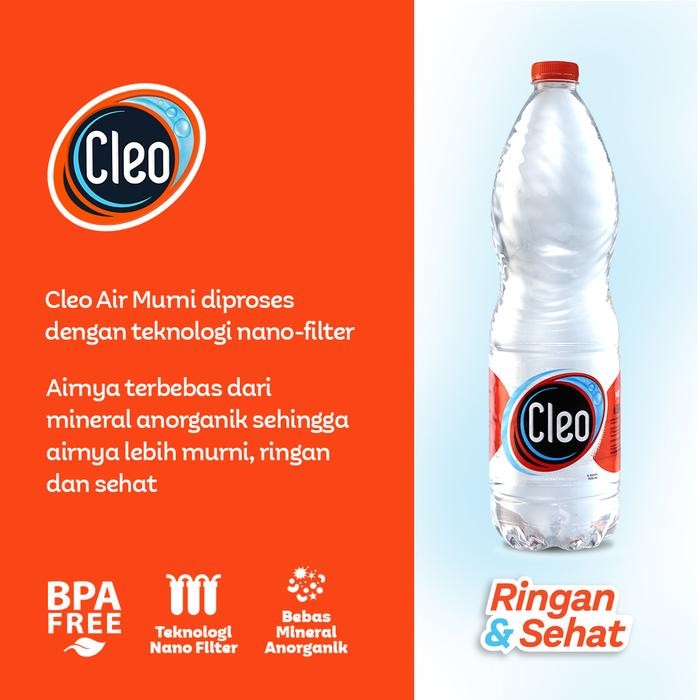 gwc5 Cleo Air Murni 1500Ml 1 Karton + 3 Galon 12,8L