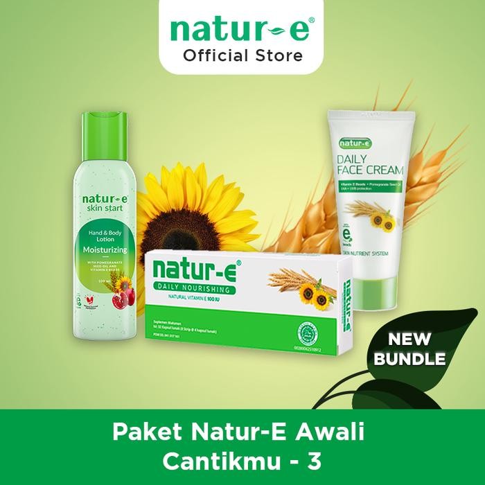 frr_ Natur-E Paket Awali Cantikmu - 3 - Paket Skincare & Vitamin